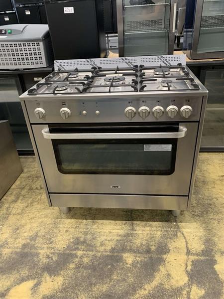 De daadwerkelijke Daarom Korting RVS Saro 5 Pits Gasfornuis GAS Oven 90 Cm Horeca Kopen | Overige Diversen