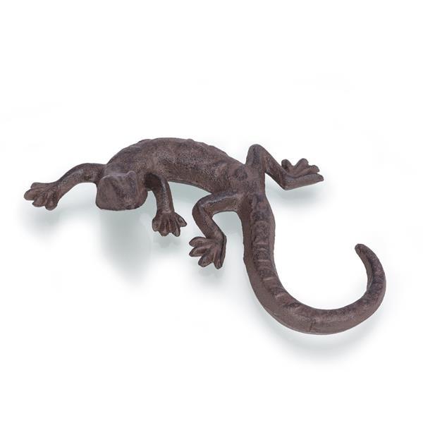Grote foto salamander mooie hagedis decoratie gecko van gietijzer tuin en terras tuindecoratie