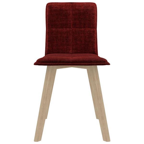 Grote foto vidaxl chaises de salle manger 6 pcs rouge bordeaux huis en inrichting stoelen