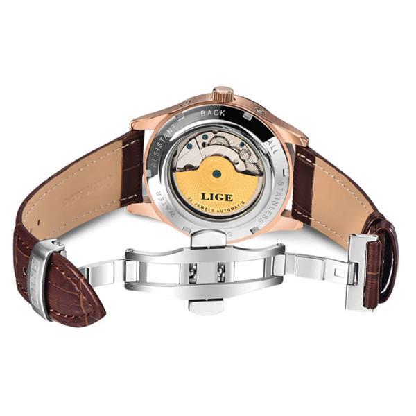 Grote foto montre de luxe pour homme avec bracelet en cuir mouvement kleding dames horloges
