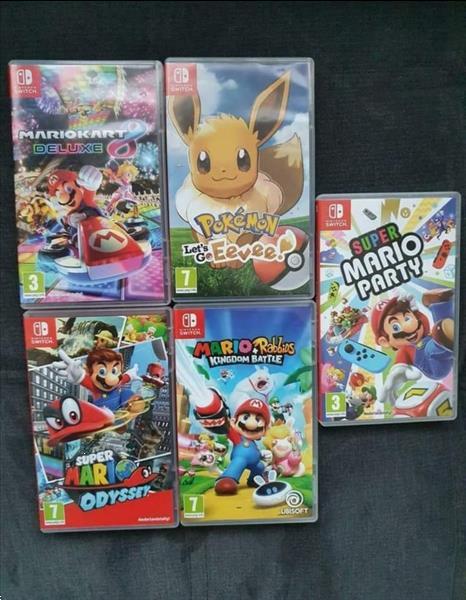 Grote foto nintendo switch tekoop spelcomputers games overige