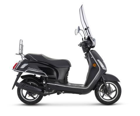 Grote foto sym fiddle 2 premium zwart bij central scooters kopen 21 motoren overige merken