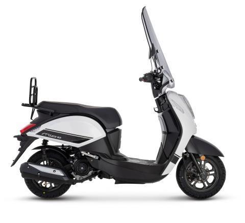 Grote foto sym mio 50i premium zwart wit bij central scooters kopen motoren overige merken