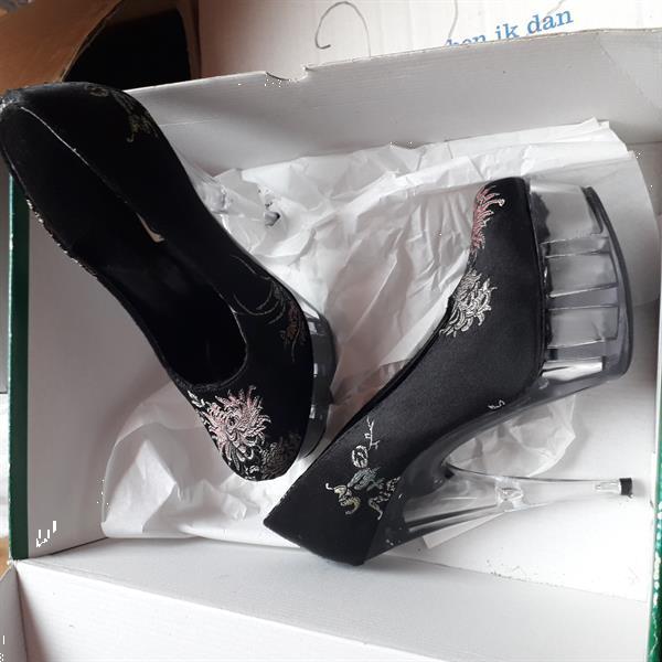 Grote foto pumps gebloemd kleding dames schoenen