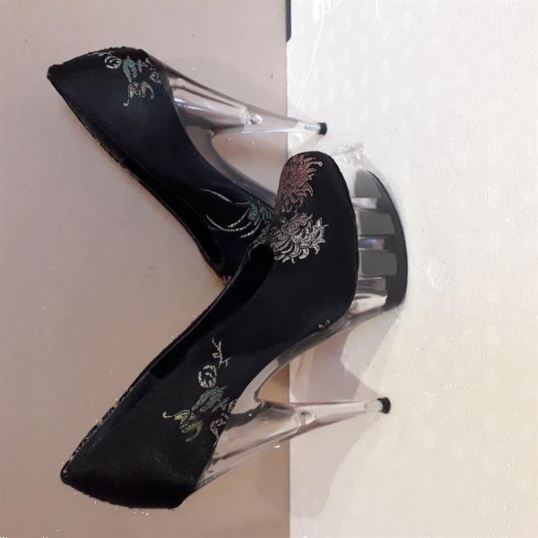 Grote foto pumps gebloemd kleding dames schoenen