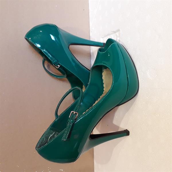 Grote foto pumps 37 blauw of groen kleding dames schoenen