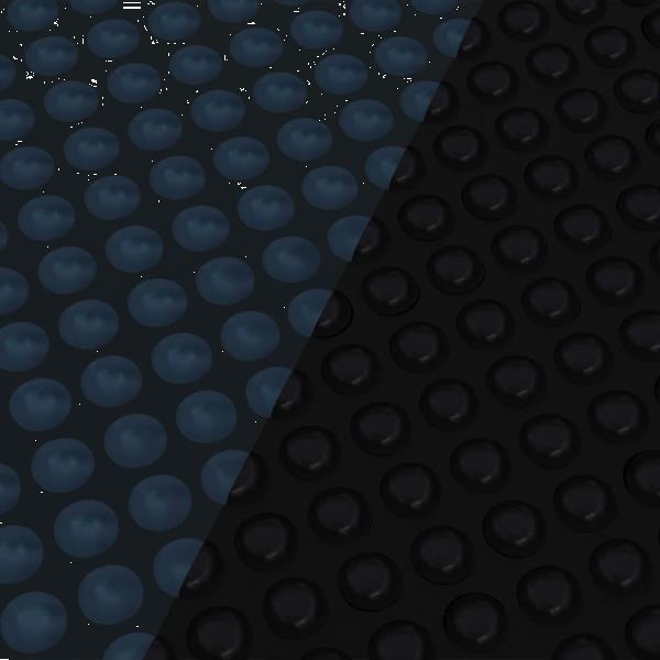 Grote foto vidaxl zwembadfolie solar drijvend 488 cm pe zwart en blauw tuin en terras zwembaden toebehoren