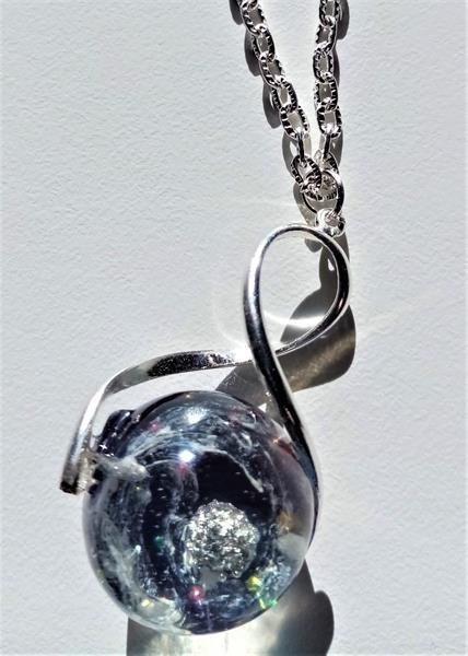 Grote foto orgonite hanger met prachtige bol van het heelal sieraden tassen en uiterlijk juwelen voor haar