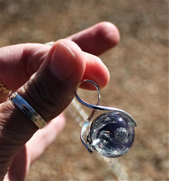 Grote foto orgonite hanger met prachtige bol van het heelal sieraden tassen en uiterlijk juwelen voor haar