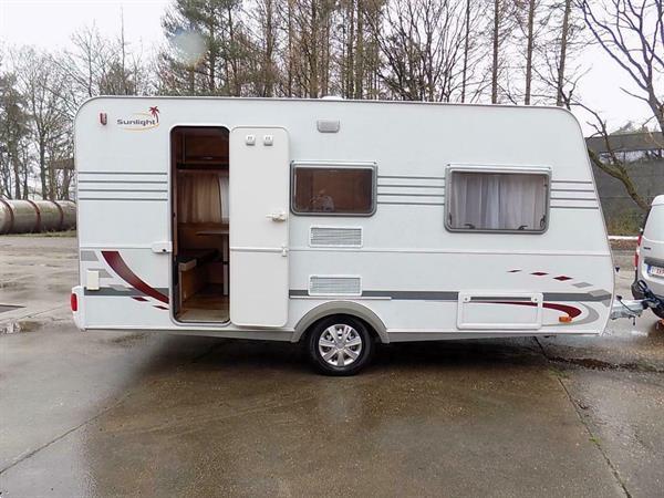 Grote foto zeer mooie caravan dethleffs sunlight c350 caravans en kamperen caravans