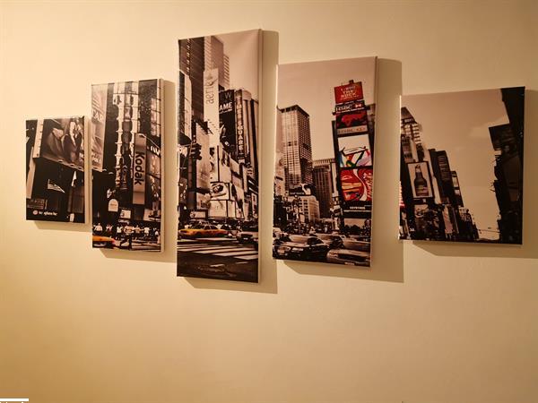Grote foto new york 5 luik huis en inrichting schilderijen en foto