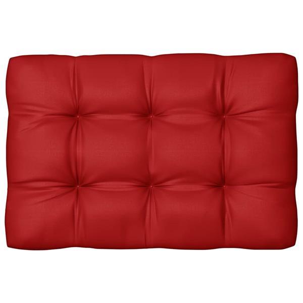 Grote foto vidaxl coussins de canap palette 2 pcs rouge huis en inrichting woningdecoratie