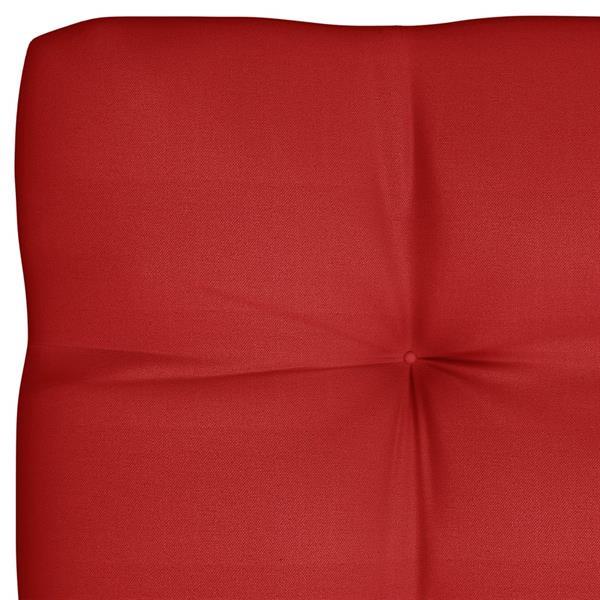 Grote foto vidaxl coussins de canap palette 2 pcs rouge huis en inrichting woningdecoratie