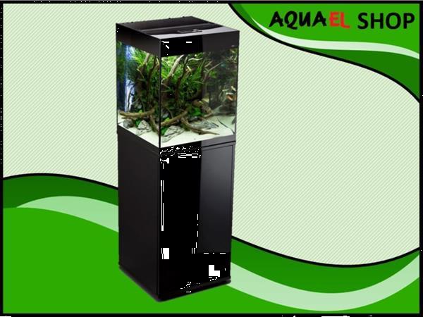 Grote foto aquael glossy cube 50 d n zwart aquarium dieren en toebehoren vissenkommen
