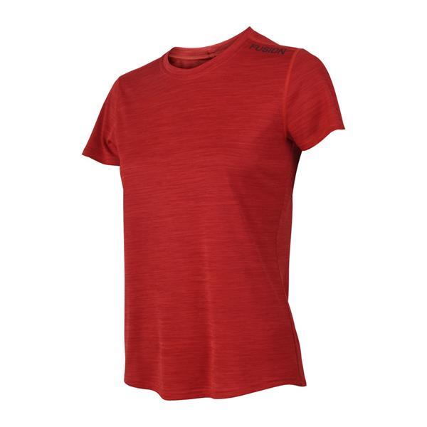 Grote foto fusion c3 t shirt red dames size s kleding dames sportkleding