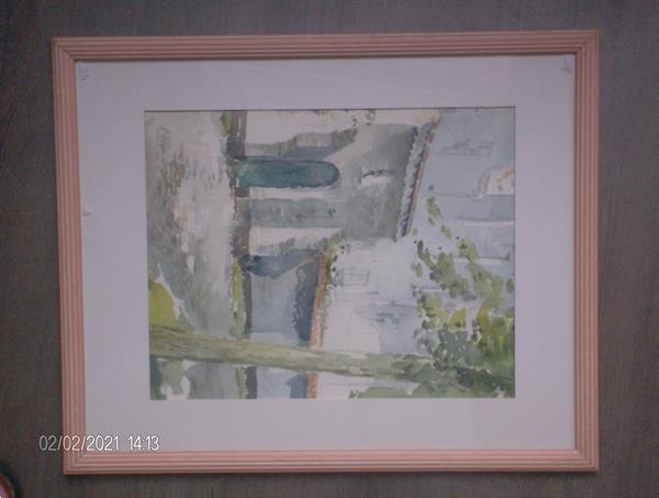 Grote foto l on de ghelder 1927 2011 brugge in zonlicht antiek en kunst klassiek