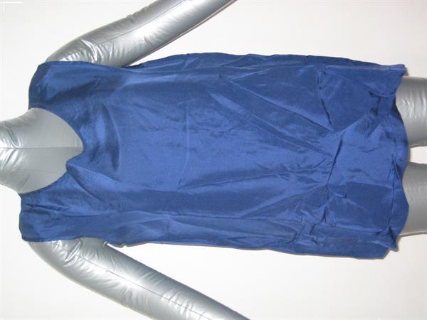Grote foto blauw topje bloesje maat 38 cristel kleding dames tops