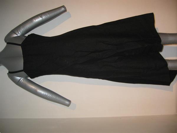 Grote foto zwarte jurk cassis maat 44 kleding dames jurken