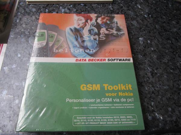 Grote foto data becker gsm toolkit voor nokia sealed telecommunicatie software