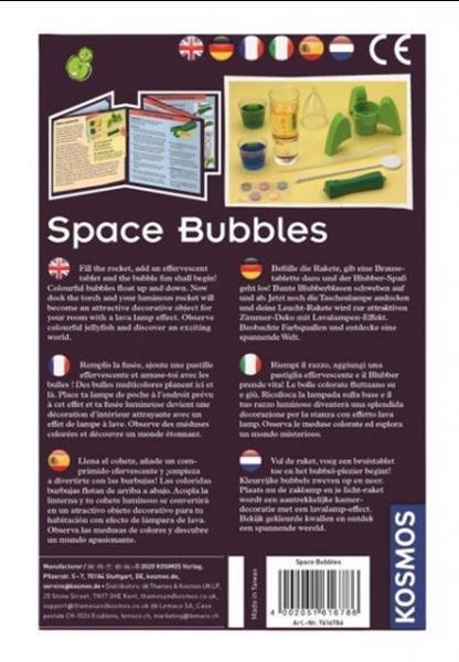 Grote foto ruimteset space bubbles junior 5 5 x 13 x 21 cm groen kinderen en baby speelgoed voor jongens