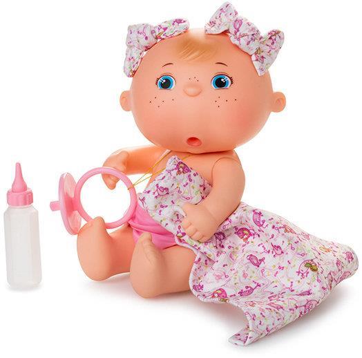 Grote foto babypop pacaquita popo lokas meisjes 20 cm roze kinderen en baby poppen