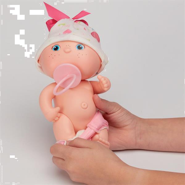Grote foto babypop pacaquita popo lokas meisjes 20 cm roze kinderen en baby poppen