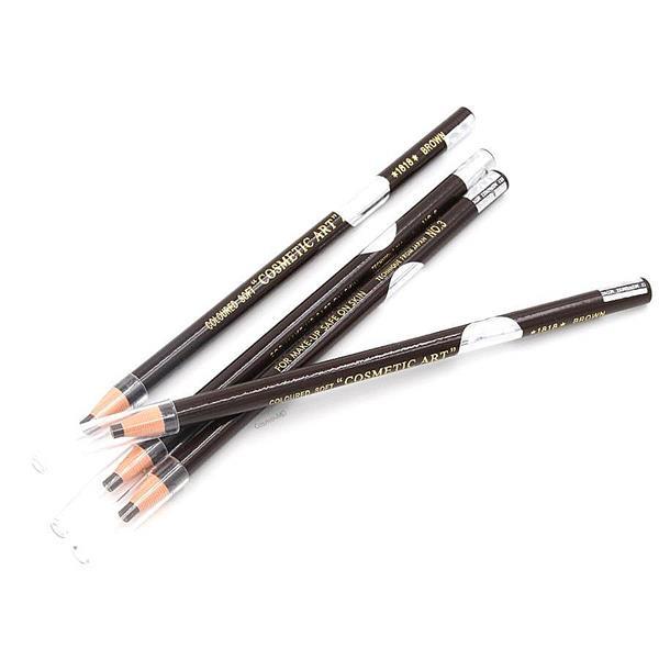Grote foto coloured soft cosmetic art pencil dark brown 1 stuk beauty en gezondheid make up sets