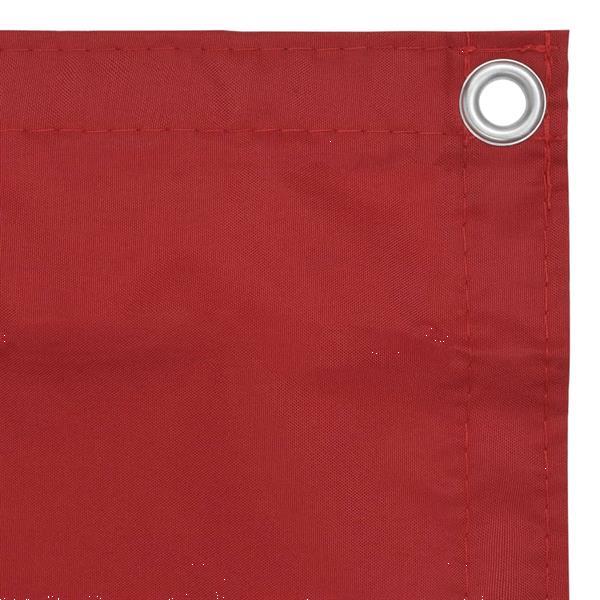 Grote foto vidaxl cran de balcon rouge 75x300 cm tissu oxford tuin en terras overige tuin en terras