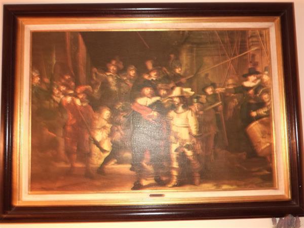 Grote foto de nachtwacht van rembrandt antiek en kunst klassiek