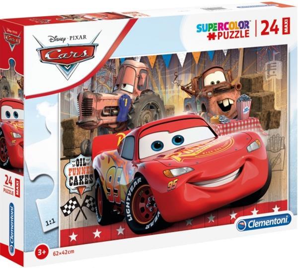 Grote foto legpuzzel maxi cars 24 stukjes kinderen en baby puzzels
