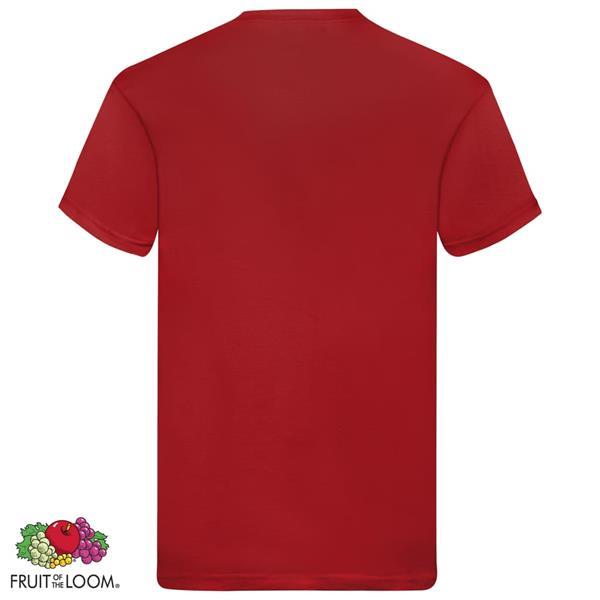 Grote foto fruit of the loom t shirts original 5 st xxl katoen rood kleding heren t shirts