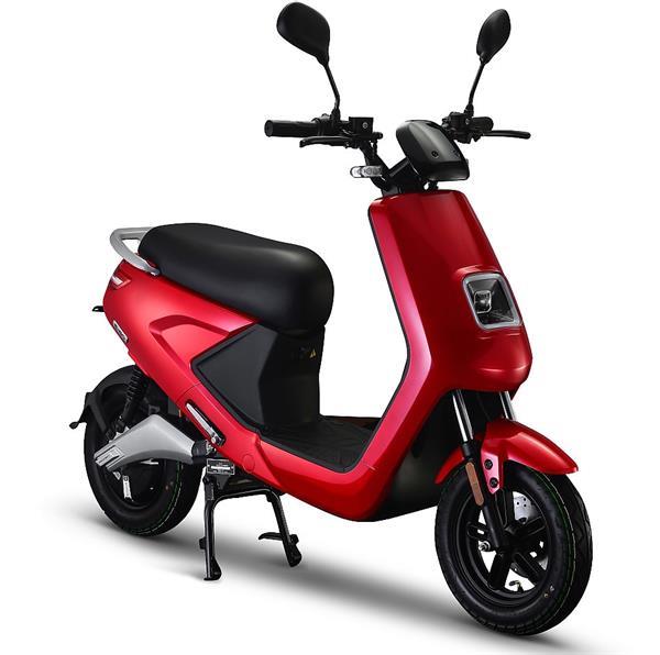 Grote foto iva e go s4 elektrische scooter rood bij central scooters motoren overige merken
