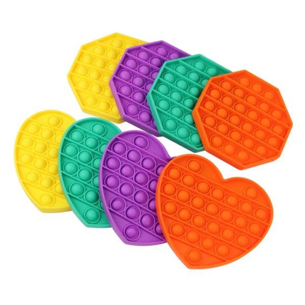Grote foto pop it fidget anti stress speelgoed bubble toy siliconen u kinderen en baby overige