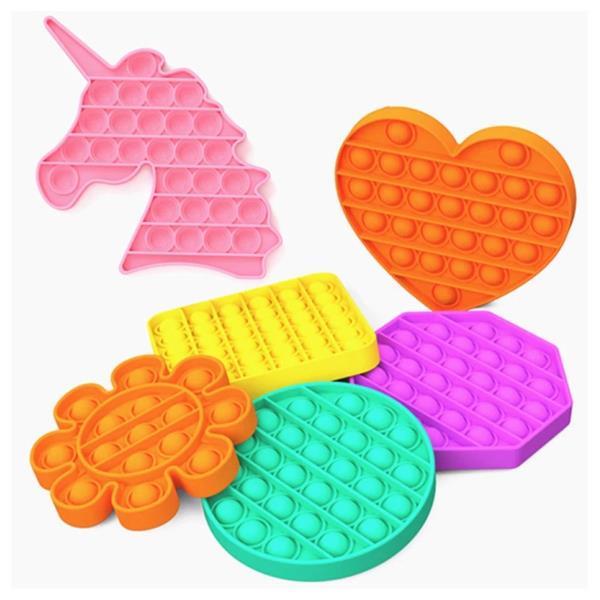 Grote foto pop it fidget anti stress speelgoed bubble toy siliconen u kinderen en baby overige