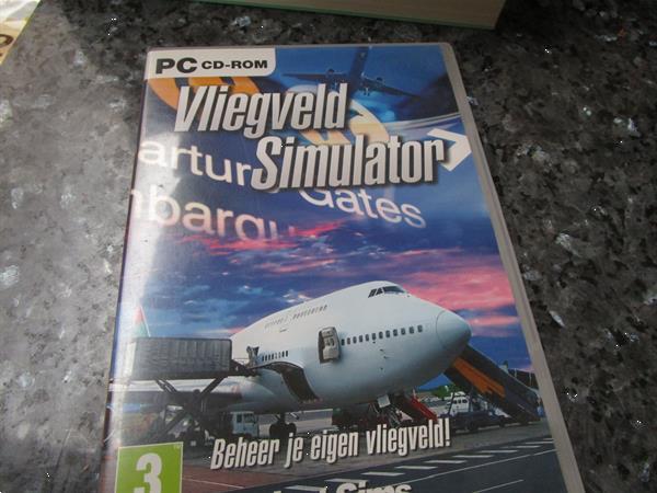 Grote foto vliegveld simulator spelcomputers games pc