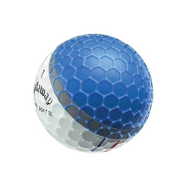Grote foto callaway erc soft triple track golfballen dozijn wit sport en fitness golf