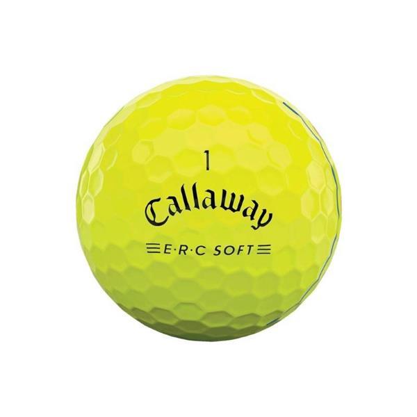 Grote foto callaway erc soft triple track golfballen dozijn geel sport en fitness golf