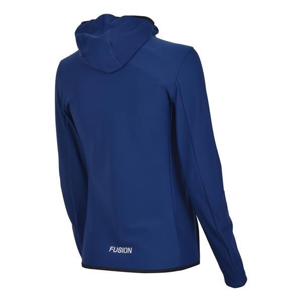 Grote foto fusion recharge hoodie night blue dames size s kleding dames sportkleding