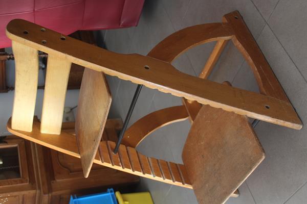 Grote foto 2 triptrap stoelenin blank hout huis en inrichting stoelen