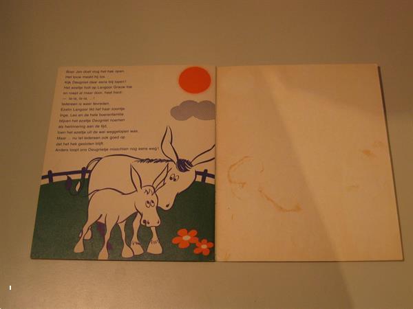 Grote foto deugniet het ezeltje j. palmans 1976 wimpel boeken jeugd onder 10 jaar