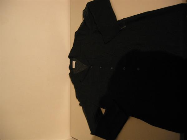 Grote foto zwart doorzichtig hemdje maat 40 canda c a kleding dames truien en vesten