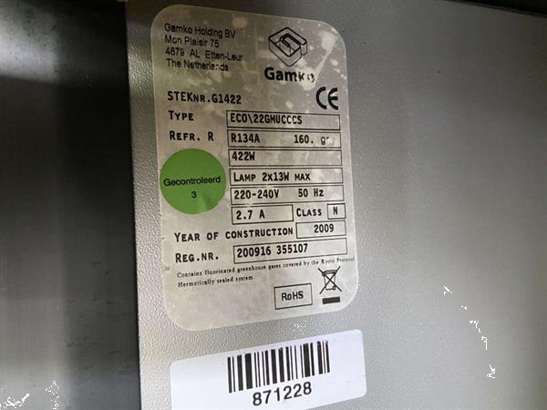 Grote foto rvs gamko coca cola flessenkoeler barkoeling 146 cm 364 lite diversen overige diversen