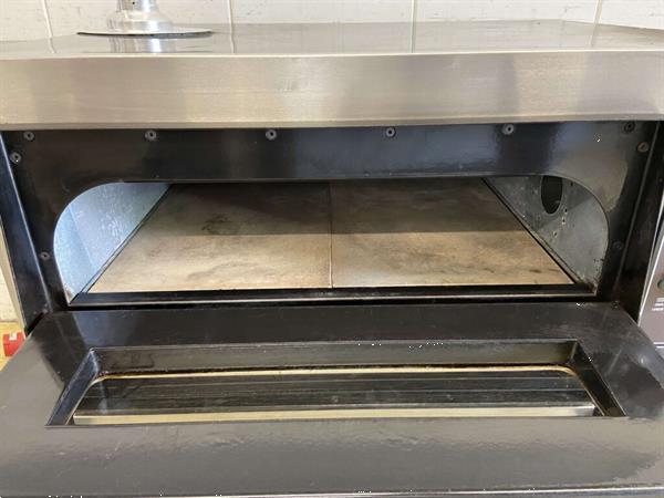 Grote foto rvs dubbele pizzaoven oven 2 x 4 pizza 400v horeca diversen overige diversen