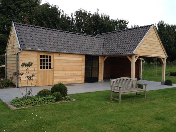 Grote foto eiken poolhouses en bijgebouwen op maat tuin en terras tuinhuisjes en blokhutten