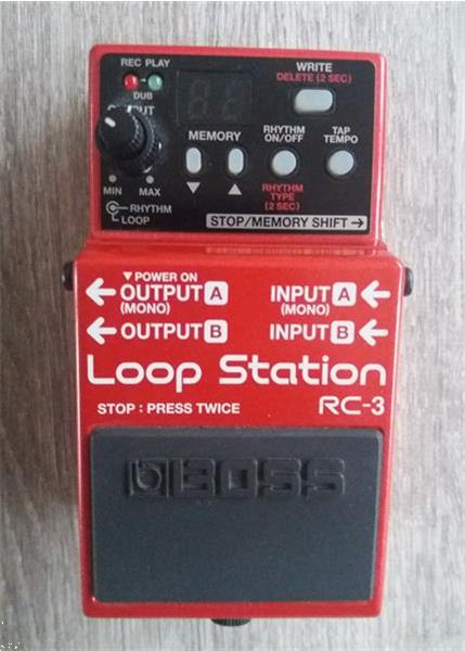 Grote foto effectpedaal boss loop station rc 3 muziek en instrumenten soundmodules