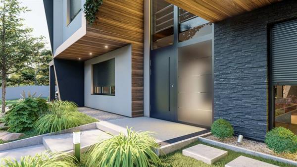 Grote foto deuren voordeuren maatwerk aluminium voordeur doe het zelf en verbouw deuren en horren