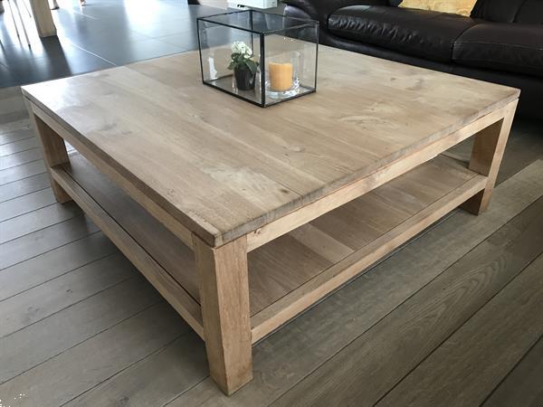 Grote foto robuste salontafel in teak hout huis en inrichting salontafels