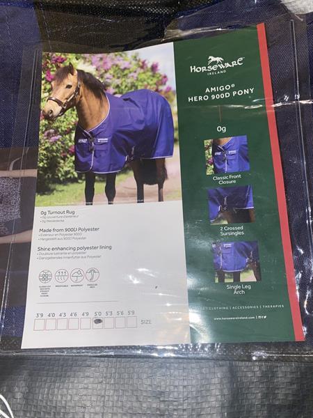 Grote foto horseware amigo hero acy pony regendeken nieuw dieren en toebehoren dekens en dekjes