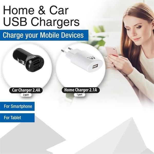 Grote foto 15 x usb home charger ew1264 and 15 x usb car charger computers en software overige