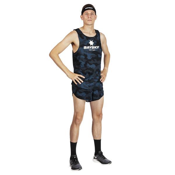 Grote foto saysky combat sweatband black per stuk sport en fitness loopsport en atletiek